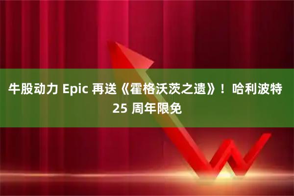 牛股动力 Epic 再送《霍格沃茨之遗》！哈利波特 25 周年限免