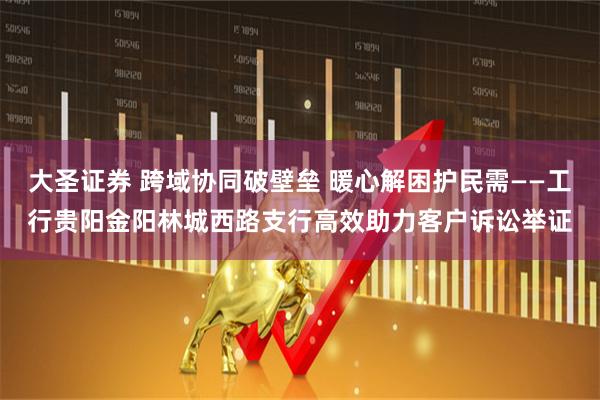 大圣证券 跨域协同破壁垒 暖心解困护民需——工行贵阳金阳林城西路支行高效助力客户诉讼举证